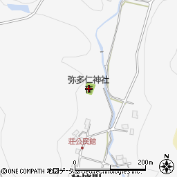 弥多仁神社周辺の地図