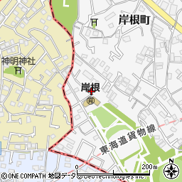 神奈川県横浜市港北区岸根町680周辺の地図