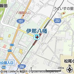 長野県飯田市八幡町2191周辺の地図