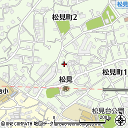 セザール妙蓮寺周辺の地図