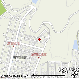 島根県松江市西法吉町21-14周辺の地図