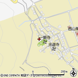 滋賀県長浜市木之本町西山872周辺の地図