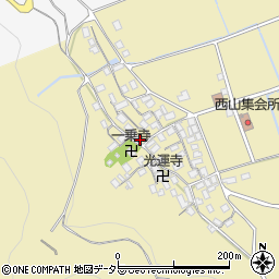 滋賀県長浜市木之本町西山832周辺の地図