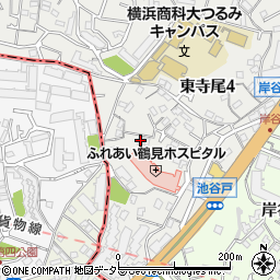 東寺尾ハウス周辺の地図