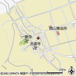 滋賀県長浜市木之本町西山827周辺の地図