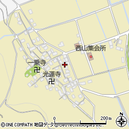 滋賀県長浜市木之本町西山819周辺の地図