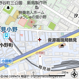 リパーク横浜鶴見小野町駐車場周辺の地図
