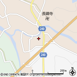 鳥取県大山町（西伯郡）坪田周辺の地図