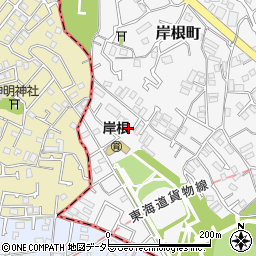 神奈川県横浜市港北区岸根町715周辺の地図