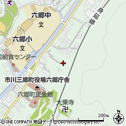 山梨県西八代郡市川三郷町岩間544-1周辺の地図