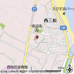 高浜町役場　三松センター周辺の地図
