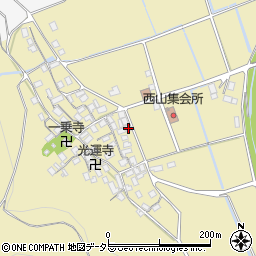 滋賀県長浜市木之本町西山821周辺の地図