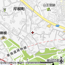 神奈川県横浜市港北区岸根町530周辺の地図