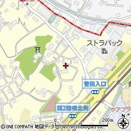神奈川県横浜市神奈川区菅田町2843周辺の地図