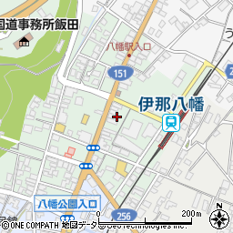 長野県飯田市八幡町2148周辺の地図