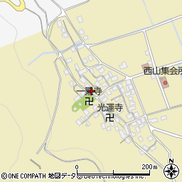 滋賀県長浜市木之本町西山833周辺の地図