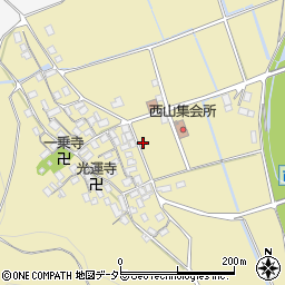 滋賀県長浜市木之本町西山713周辺の地図
