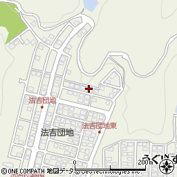 島根県松江市西法吉町21-16周辺の地図