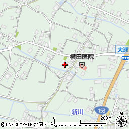 長野県飯田市大瀬木1343-2周辺の地図