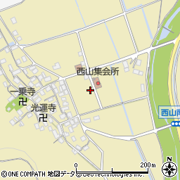 滋賀県長浜市木之本町西山715周辺の地図