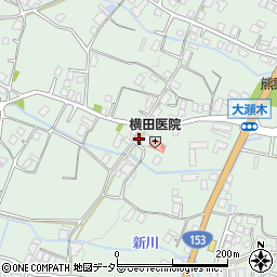長野県飯田市大瀬木990周辺の地図