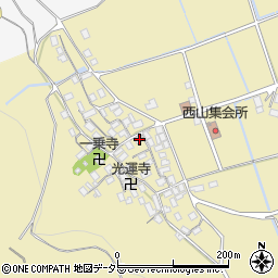 滋賀県長浜市木之本町西山828周辺の地図