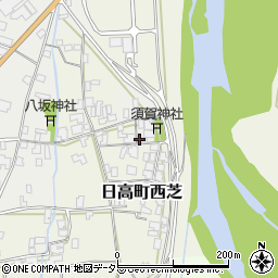 兵庫県豊岡市日高町東芝8周辺の地図
