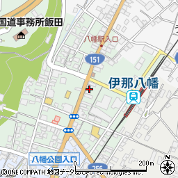 長野県飯田市八幡町2149周辺の地図