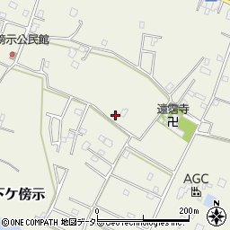 千葉県大網白里市下ケ傍示709周辺の地図