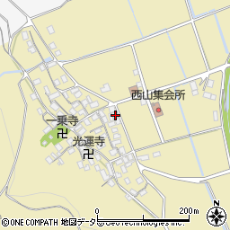 滋賀県長浜市木之本町西山822周辺の地図