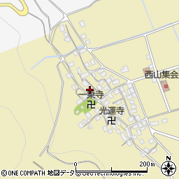 滋賀県長浜市木之本町西山834周辺の地図