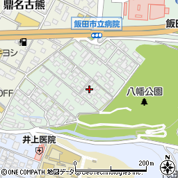 長野県飯田市八幡町517周辺の地図