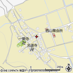 滋賀県長浜市木之本町西山825周辺の地図