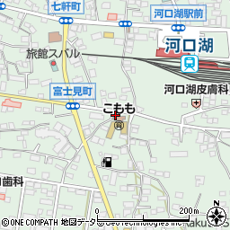 富士見町公民館周辺の地図