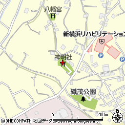 菅田神明社周辺の地図