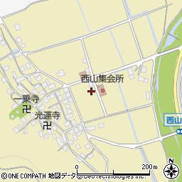 滋賀県長浜市木之本町西山706周辺の地図