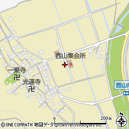 滋賀県長浜市木之本町西山707周辺の地図