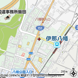長野県飯田市八幡町2155周辺の地図