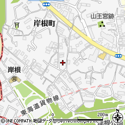 神奈川県横浜市港北区岸根町521周辺の地図