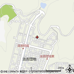 島根県松江市西法吉町21周辺の地図