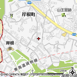 神奈川県横浜市港北区岸根町521-1周辺の地図