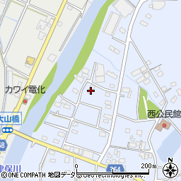 岐阜県加茂郡富加町大山830周辺の地図