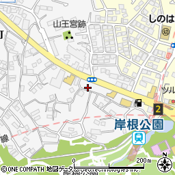 神奈川県横浜市港北区岸根町426周辺の地図