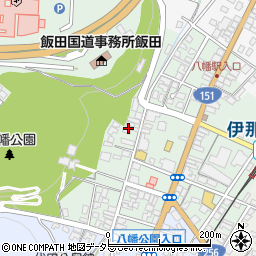 長野県飯田市八幡町2029周辺の地図