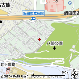 長野県飯田市八幡町491周辺の地図