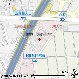 上瀬谷住宅周辺の地図