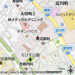 井口食料品店周辺の地図