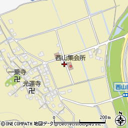 滋賀県長浜市木之本町西山705周辺の地図