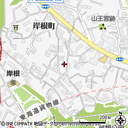 神奈川県横浜市港北区岸根町521-18周辺の地図