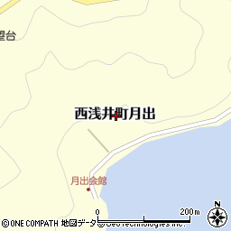 滋賀県長浜市西浅井町月出周辺の地図
